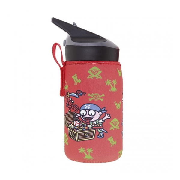 Tritan bottle 0,45L Katuki - neoprene cover Pirati Tritan bottle 0,45L Katuki - neoprene cover Pirati