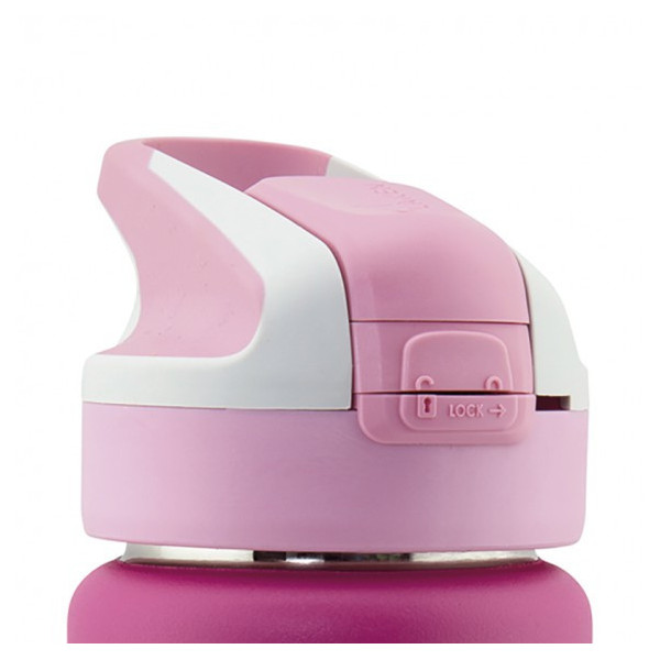 Drinking cap "Summit" Pink for wide neck st. steel Drinking cap "Summit" Pink for wide neck st. steel