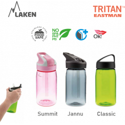 LAKEN JANNU TRITAN plastová flaša 450ml svetlo-zelená BPA FREE